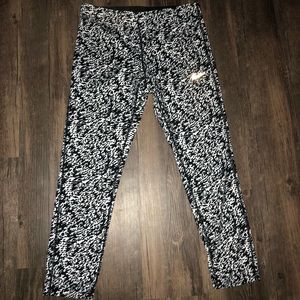 B&W Patterned Nike Athletic Leggings